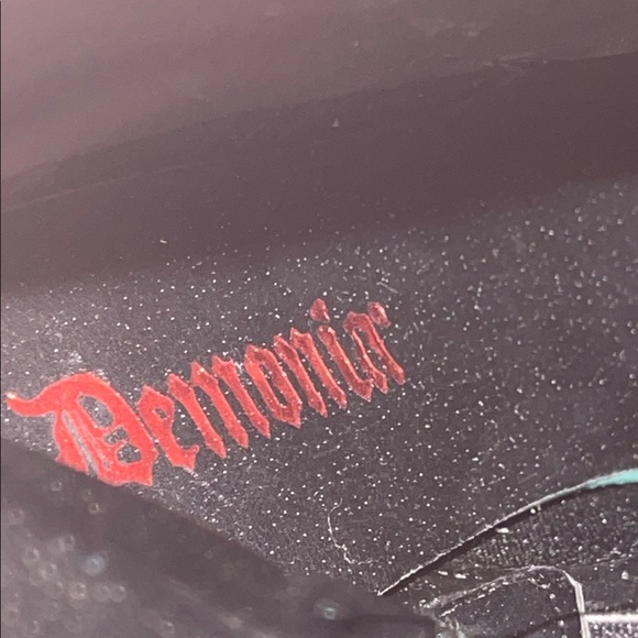 Demonia Black Buckle Platform Boots - Picture 11 of 16